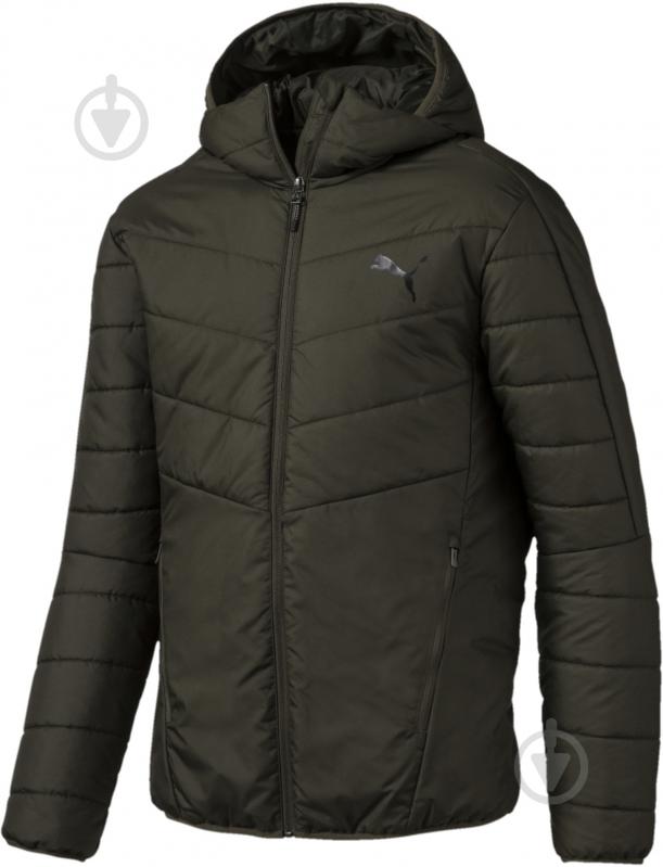 Куртка мужская демисезонная Puma WarmCELL Padded Jacket 58000970 р.XL зеленая - фото 2