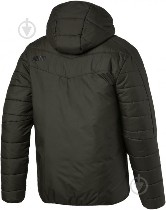 Куртка мужская демисезонная Puma WarmCELL Padded Jacket 58000970 р.XL зеленая - фото 3