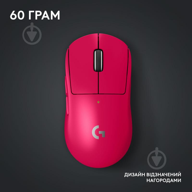 Мышь Logitech G Pro X Superlight 2 Lightspeed Gaming Mouse magenta (L910-006797) - фото 8