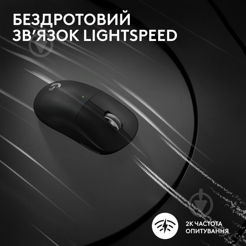 Мышь Logitech G Pro X Superlight 2 Lightspeed Gaming Mouse black (L910-006630) - фото 11