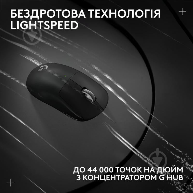 Мышь Logitech G Pro X Superlight 2 Lightspeed black (910-006630) - фото 9 Мышь Logitech G Pro X Superlight 2 Lightspeed black (910-006630) - фото 9