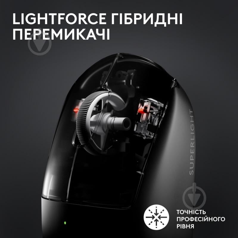 Мышь Logitech G Pro X Superlight 2 Lightspeed Gaming Mouse black (L910-006630) - фото 8