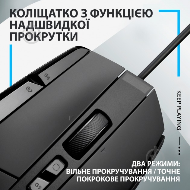 Мышь Logitech G502 X Gaming Mouse black (991-000489) - фото 5
