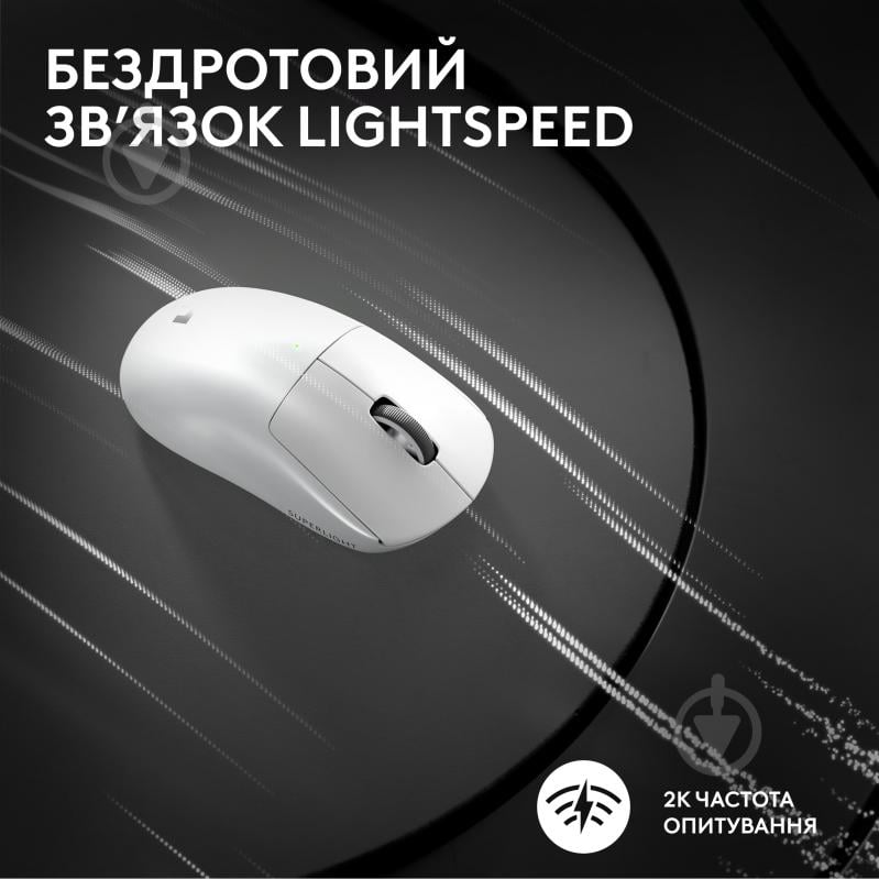 Мышь Logitech G Pro X Superlight 2 Lightspeed Gaming Mouse white (L910-006638) - фото 9