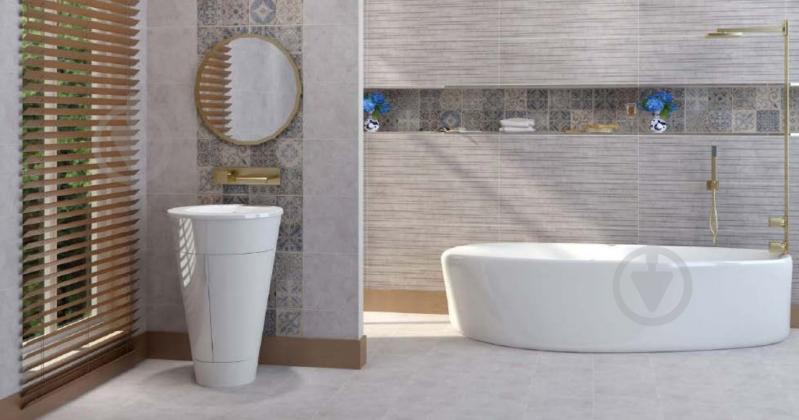 Плитка TABRIZ TILE Almond Light Gray 30x90 - фото 3