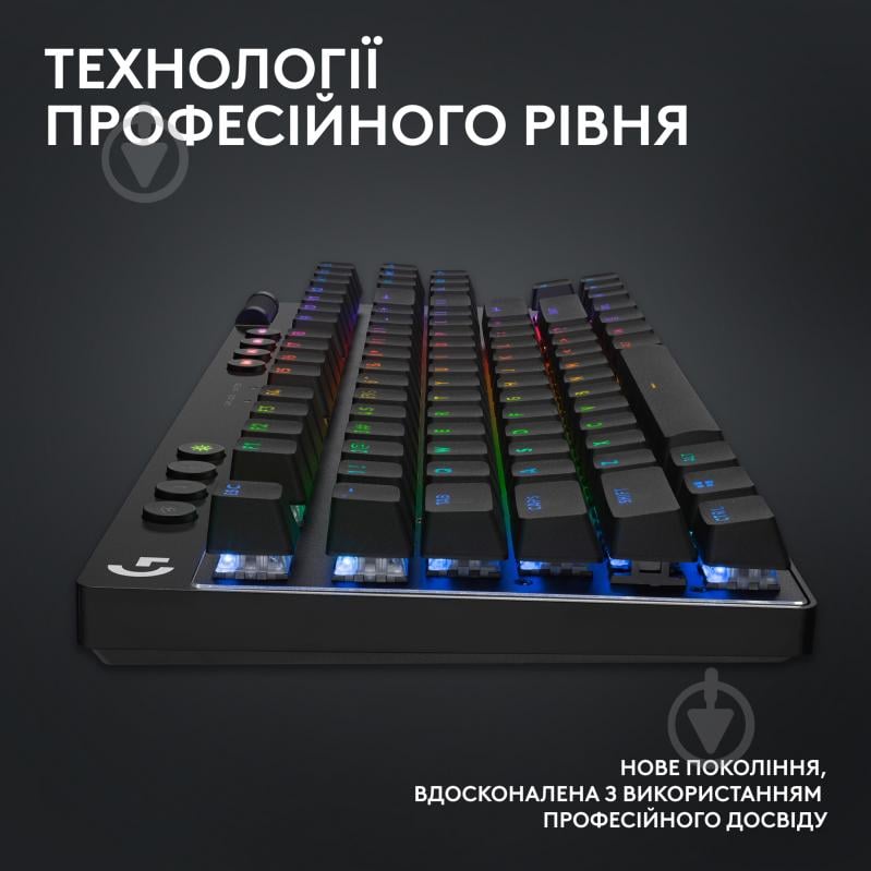 Клавіатура ігрова Logitech G PRO X TKL Lightspeed Gaming (L920-012136) black - фото 11