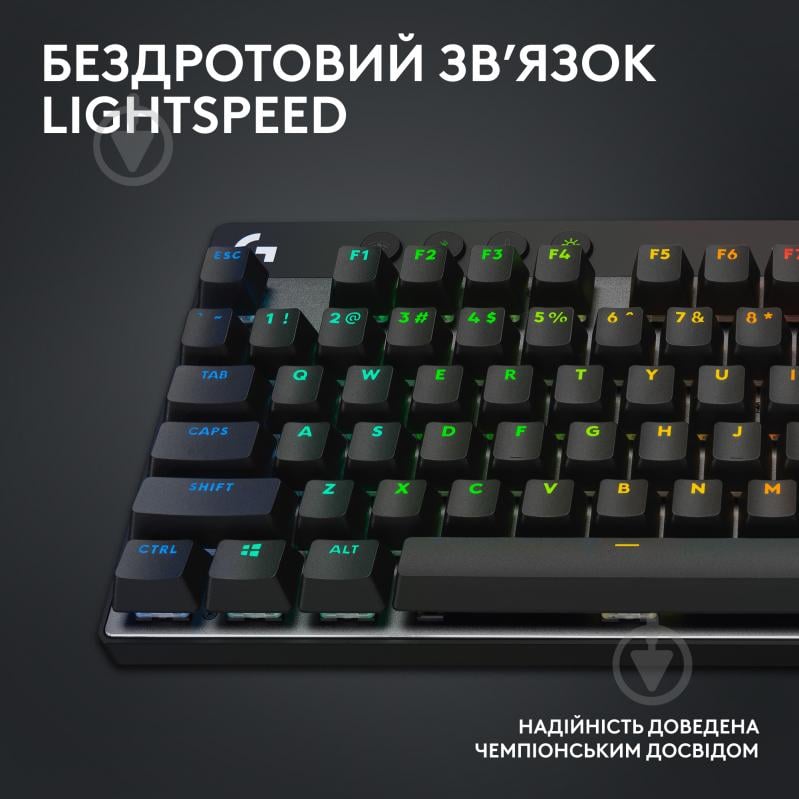 Клавіатура ігрова Logitech G PRO X TKL Lightspeed Gaming (L920-012136) black - фото 6