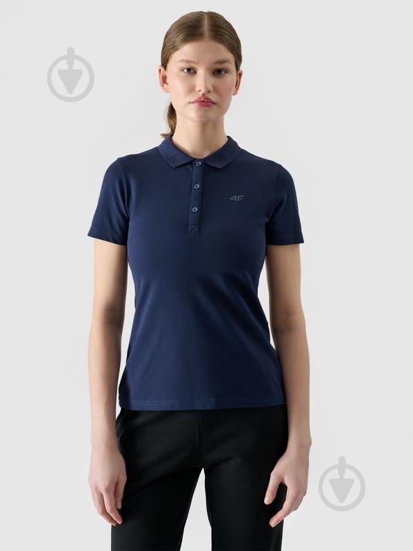 Поло 4F POLO SHIRT F132 / TSHIRT POLO F132 4FWSS24TPTSF132-31S р.L чорний - фото 1