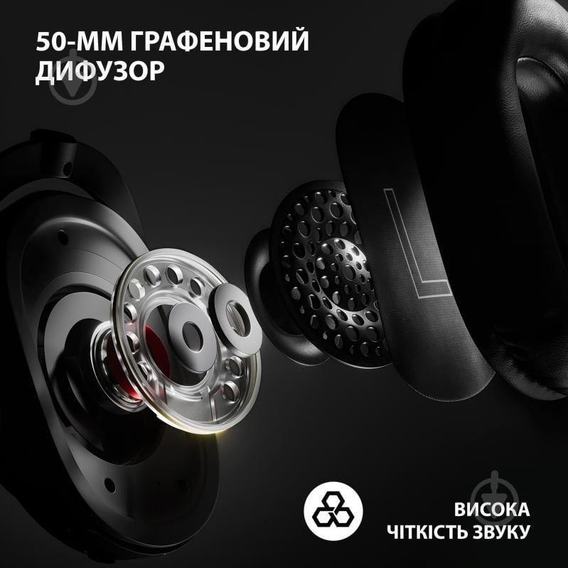 Навушники Logitech G Pro X 2 Lightspeed Wireless Gaming Headset black (L981-001263) - фото 7