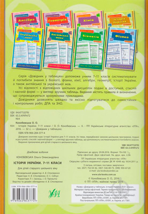 Книга Ольга Конобевська «Історія України 7–11 класи» 978-966-284-377-4 - фото 5