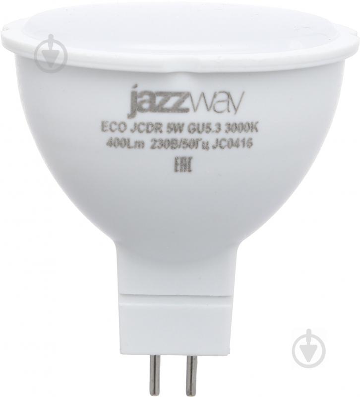 Лампа світлодіодна Jazzway Pled Eco 5 Вт MR16 матова GU5.3 220 В 3000 К 1037077 - фото 2