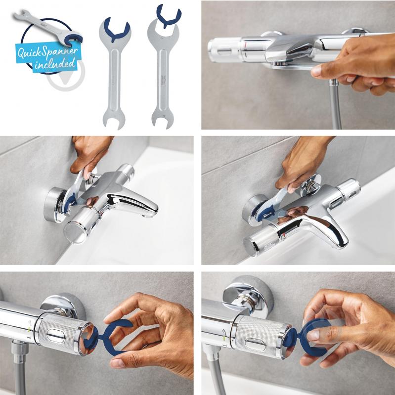 Смеситель для душа Grohe QuickFix Precision Feel 34791001 - фото 5 Смеситель для душа Grohe QuickFix Precision Feel 34791001 - фото 5