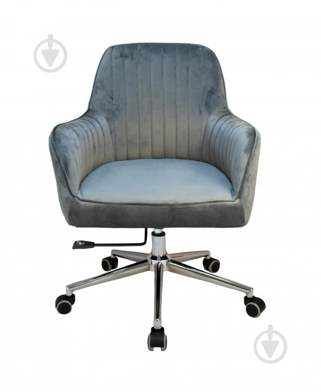 Крісло Примтекс Плюс Elion Chrome HL-95 PK сірий - фото 1