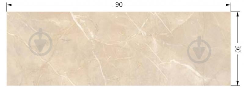 Плитка TABRIZ TILE Antigue Beige Glossy 30x90 - фото 2