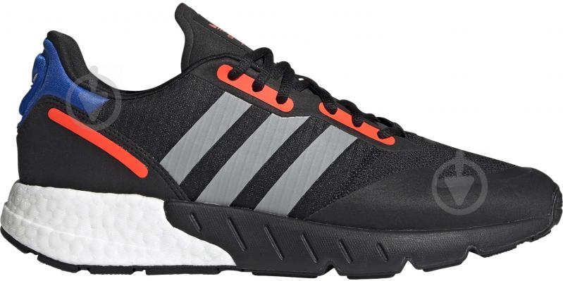 Кроссовки мужские демисезонные Adidas ZX 1K BOOST FY5649 р.41 1/3 черные - фото 1