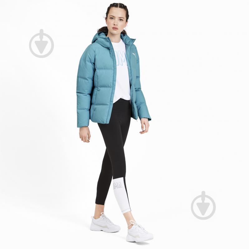 Куртка жіноча демісезонна Puma Essentials 400 Down Hd jkt 58005245 р.S синя - фото 5