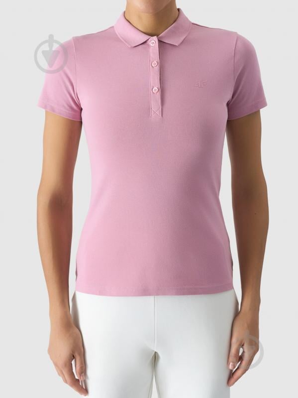 Поло 4F POLO SHIRT F132 / TSHIRT POLO F132 4FWSS24TPTSF132-56S р.2XL рожевий - фото 5