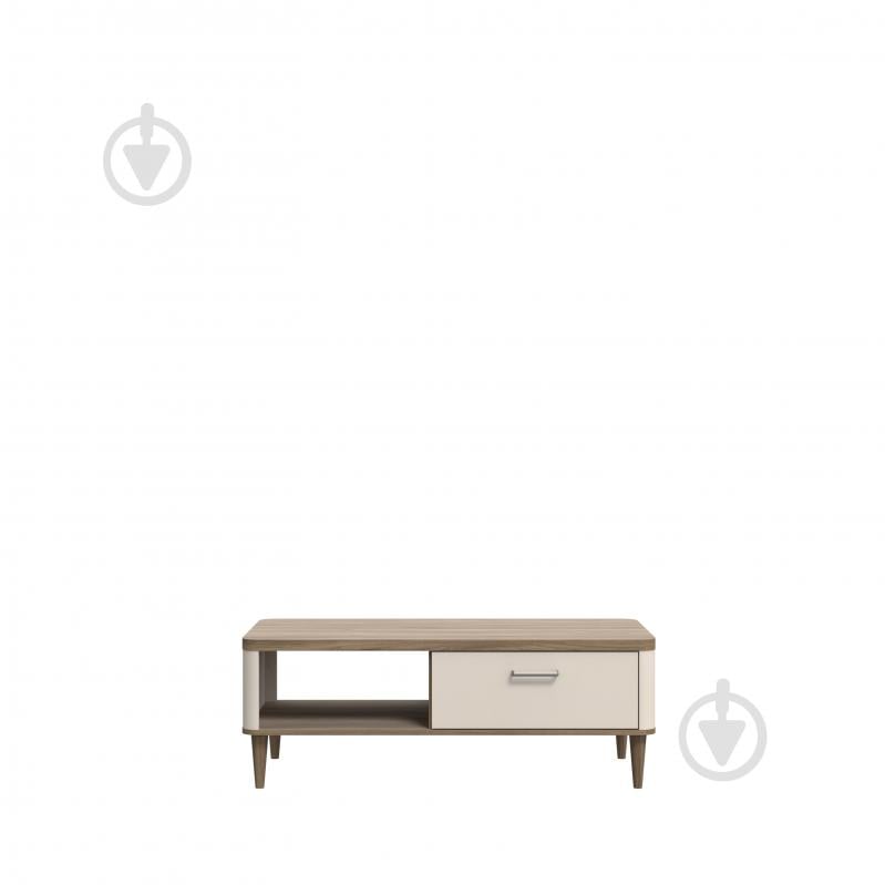 Стіл журнальний Forte Meble Lacetti 600x1200x437 мм дуб валенсія/ бежевий - фото 2