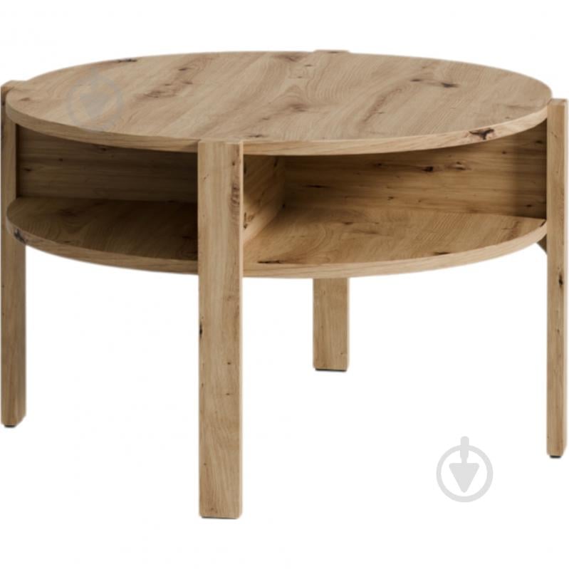 Стіл журнальний Forte Meble Tobago 744x744x455 мм дуб артізан/ дуб артізан - фото 1