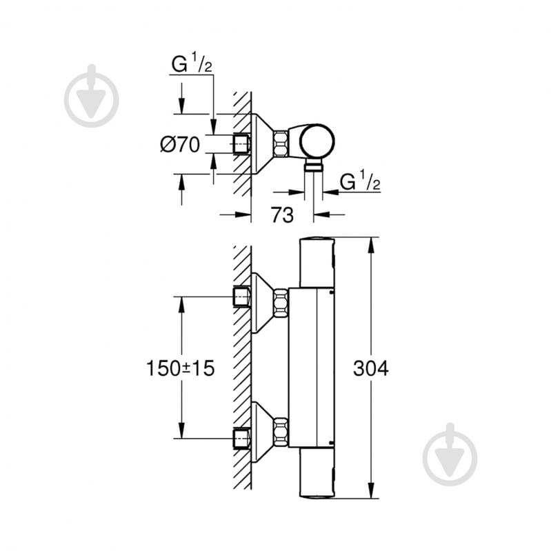 Змішувач для душу Grohe QuickFix Precision Start 345942430 - фото 2 Змішувач для душу Grohe QuickFix Precision Start 345942430 - фото 2