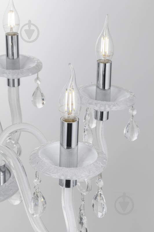 Люстра подвесная Victoria Lighting 6xE14 белый Arumi/SP6 - фото 6