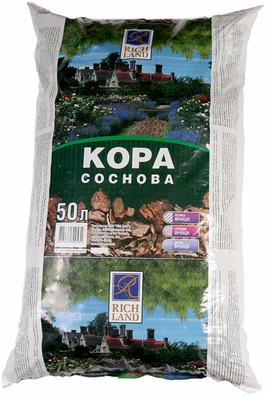 ᐉ Кора декоративная Rich Land мелкая 50 л • Купить в Киеве, Украине ...