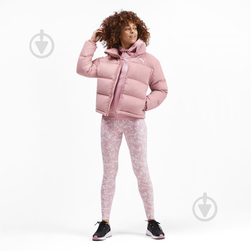 Куртка женская демисезонная Puma 480 Style Down Jacket 58005414 р.L розовая - фото 5