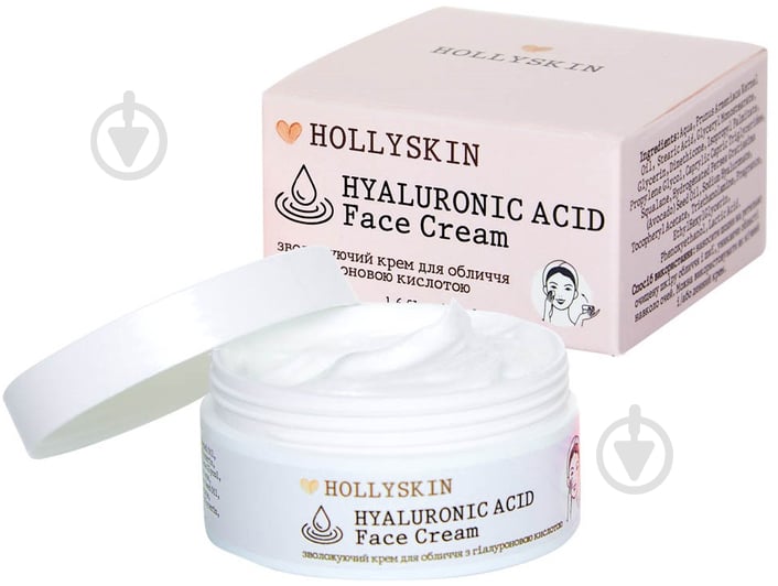 Крем для обличчя HOLLYSKIN Hyaluronic Acid 50 мл - фото 1