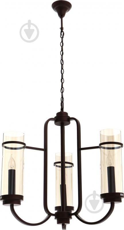 Люстра подвесная Victoria Lighting 3xE27 коричневый Genova/SP3 - фото 1