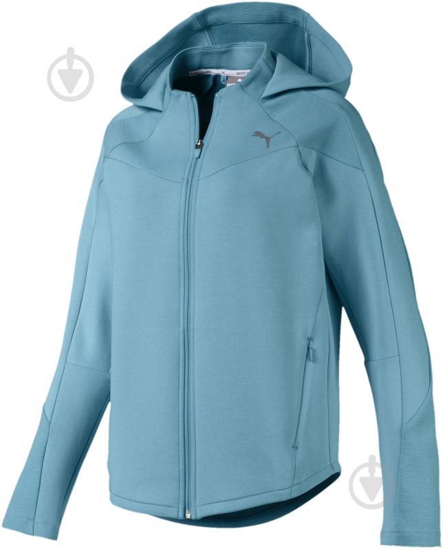 Джемпер Puma EVOSTRIPE FZ Hoody 58006045 р. XS синий - фото 2