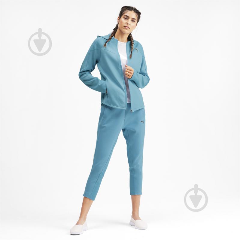 Джемпер Puma EVOSTRIPE FZ Hoody 58006045 р. XS синий - фото 5