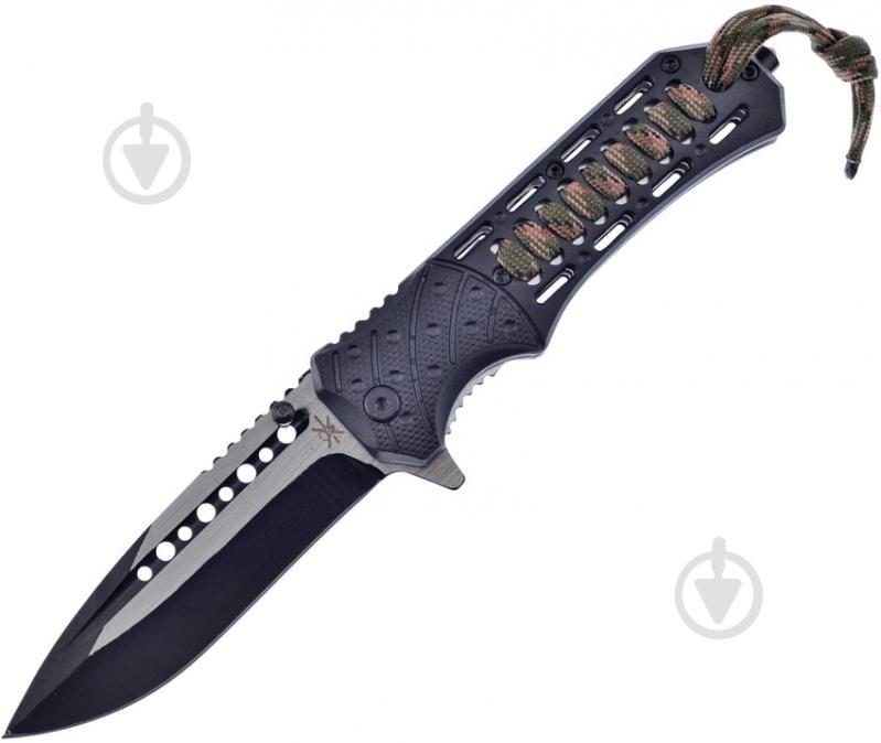 Нож складной Frost Cutlery Night Elite Linerlock A/O Blk 26090 - фото 1