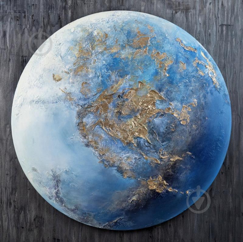 Картина Нептун, ручная работа, светится в темноте YS-Art - фото 1