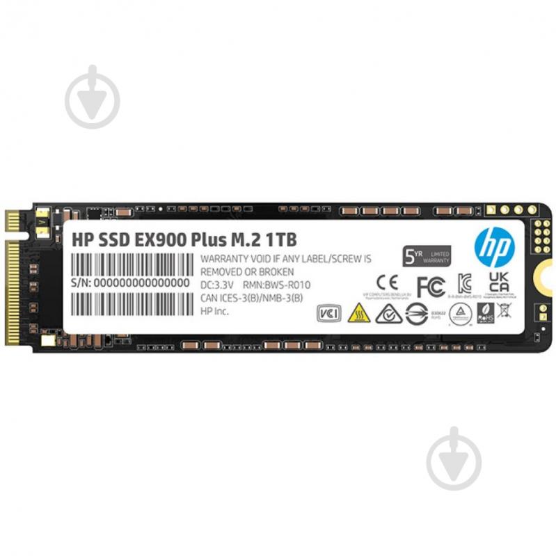 SSD-накопитель HP 1000GB M.2 PCI Express 3.0 x4 3D NAND (35M34AA) - фото 1