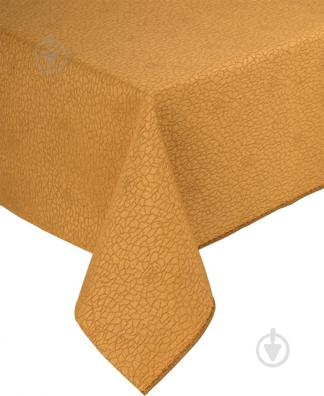 Скатерть Горчица 120x142 см горчичный Perrini - фото 1 Скатерть Горчица 120x142 см горчичный Perrini - фото 1