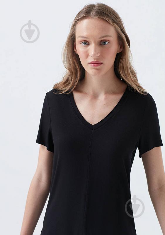 Футболка Mavi BASIC V NECK TOP 166775-900 р.L чорний - фото 1