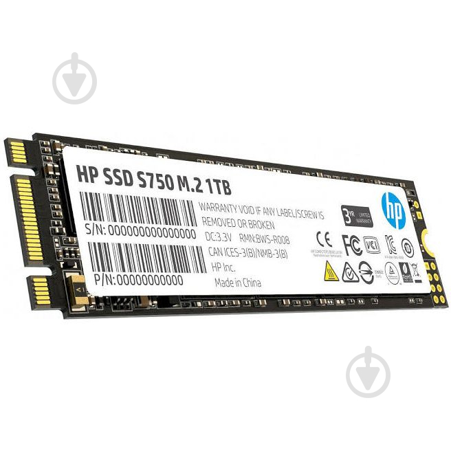 SSD-накопитель HP 1000GB M.2 SATA III 3D NAND (16L57AA) - фото 2