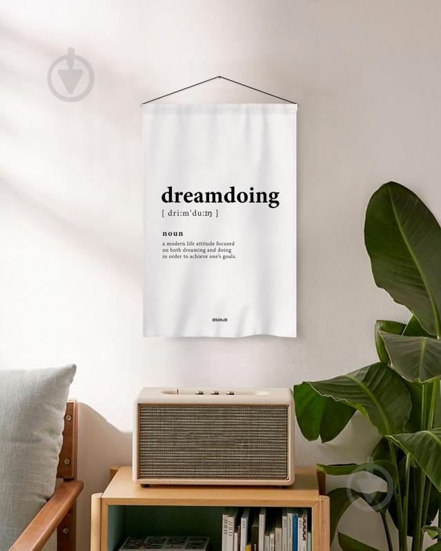 Флаг Dream&Do Flag Dreamdoing 60x40 см белый с рисунком - фото 3