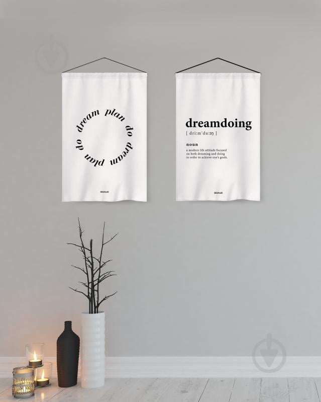 Флаг Dream&Do Flag Dreamdoing 60x40 см белый с рисунком - фото 5