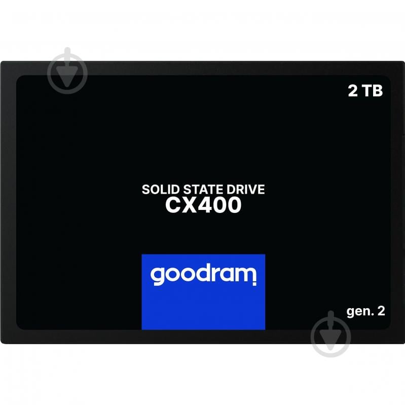 SSD-накопичувач Goodram 2000GB 2,5" SATA III 3D NAND (SSDPR-CX400-02T-G2) - фото 1