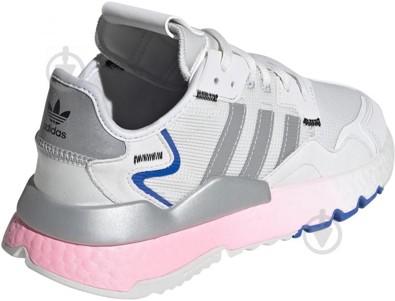 Кроссовки женские демисезонные Adidas NITE JOGGER W FY5748 р.37 1/3 белые - фото 7