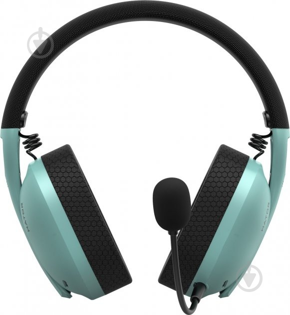 Навушники Hator Hyperpunk 2 Wireless Tri-mode black/mint (HTA-858) - фото 2