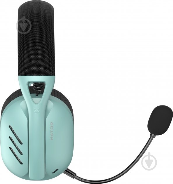 Наушники Hator Hyperpunk 2 Wireless Tri-mode black/mint (HTA-858) - фото 6