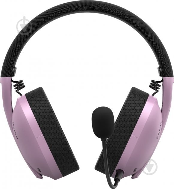 Наушники Hator Hyperpunk 2 Wireless Tri-mode black/lilac (HTA-859) - фото 2