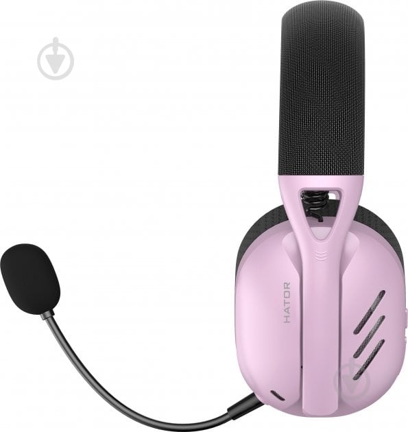 Наушники Hator Hyperpunk 2 Wireless Tri-mode black/lilac (HTA-859) - фото 6