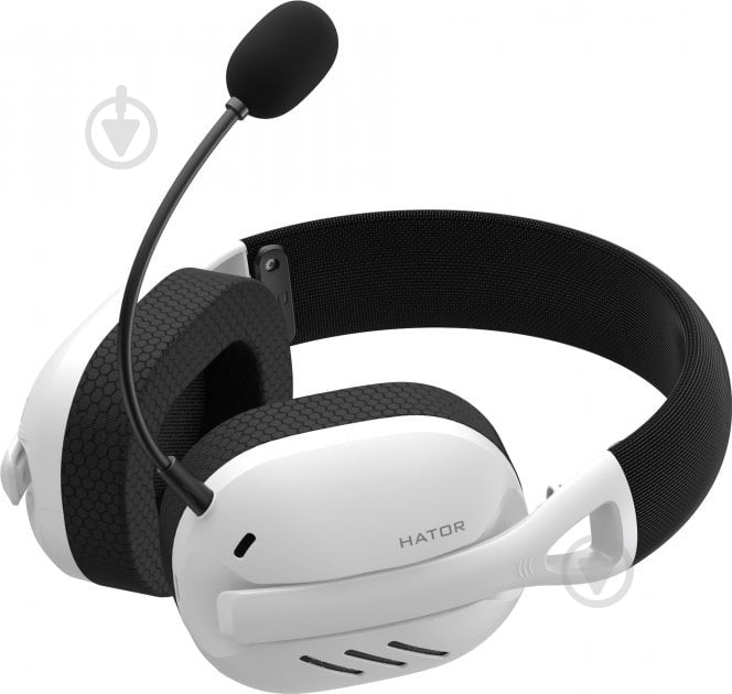 Навушники Hator Hyperpunk 2 Wireless Tri-mode black/white (HTA-856) - фото 4