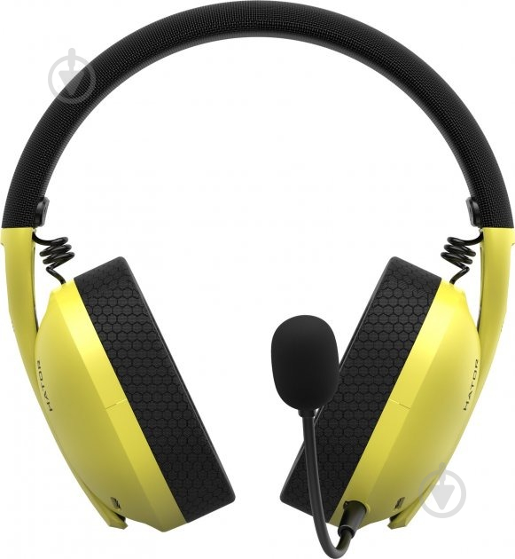 Наушники Hator Hyperpunk 2 Wireless Tri-mode black/yellow (HTA-857) - фото 2