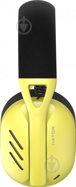 Наушники Hator Hyperpunk 2 Wireless Tri-mode black/yellow (HTA-857) - фото 5