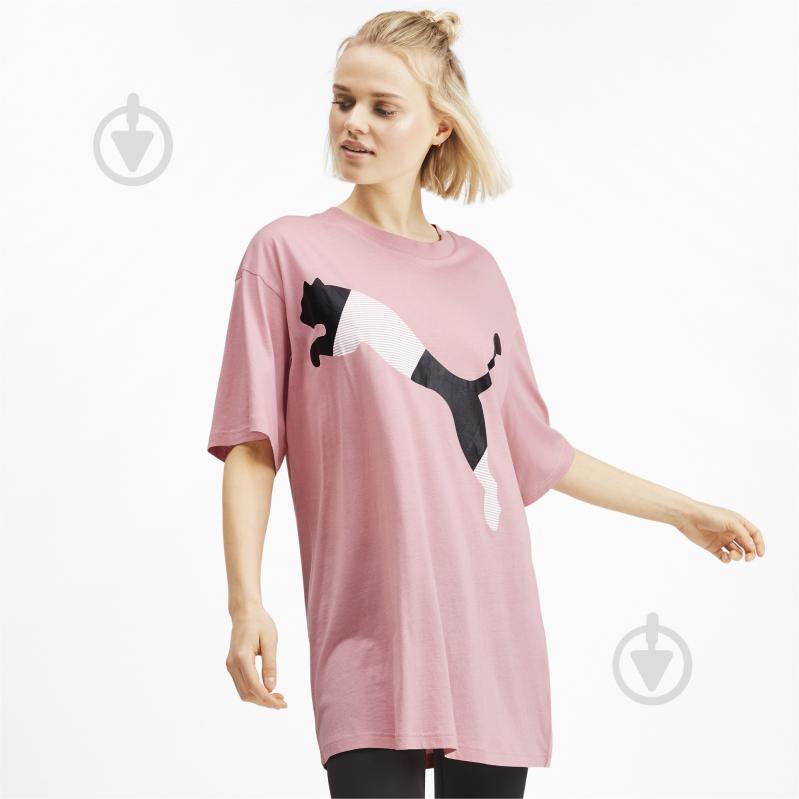 Футболка Puma MODERN SPORT Fashion Tee 58007614 р.S розовый - фото 1