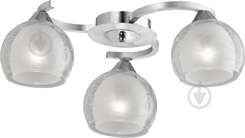 Люстра стельова Victoria Lighting 3xE27 хром Soba/PL3 - фото 1